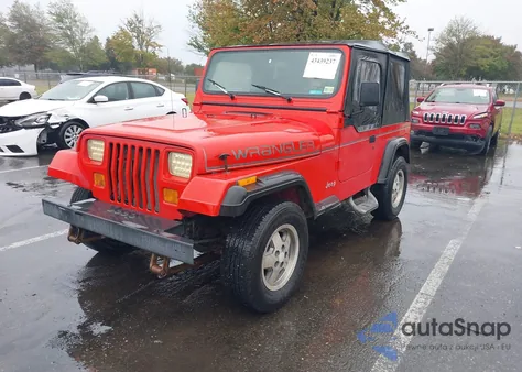 1995 Jeep Wrangler / Yj S/Rio Grande from USA, damaged, VIN 1J4FY19P7SP253460